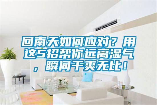 回南天如何應對?用這5招幫你遠離濕氣,瞬間干爽無比!