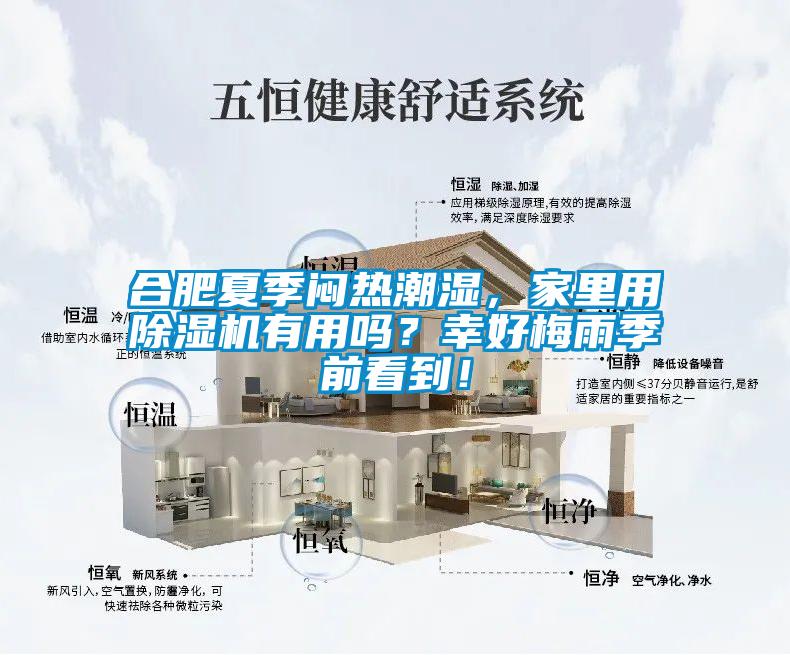 合肥夏季悶熱潮濕,家里用除濕機有用嗎?幸好梅雨季前看到!