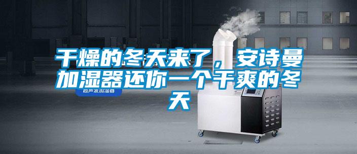 干燥的冬天來了,安詩曼加濕器還你一個(gè)干爽的冬天