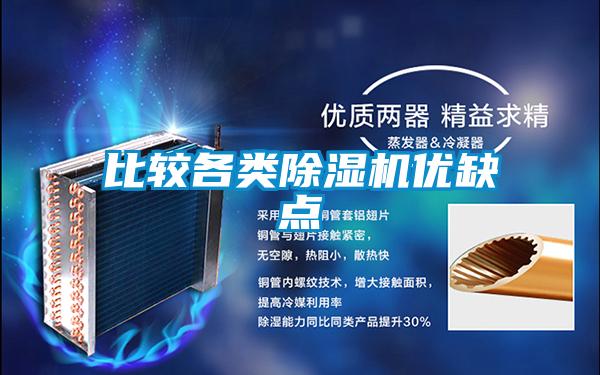 比較各類除濕機優(yōu)缺點