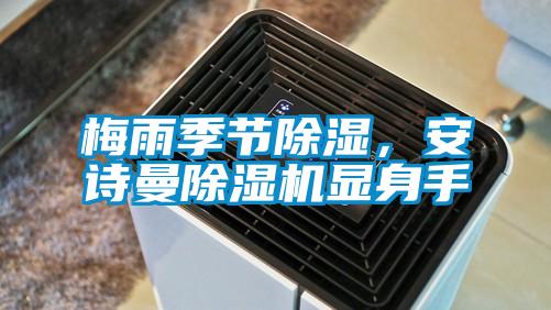 梅雨季節除濕，安詩曼除濕機顯身手