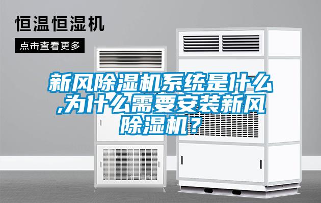 新風除濕機系統是什么,為什么需要安裝新風除濕機？