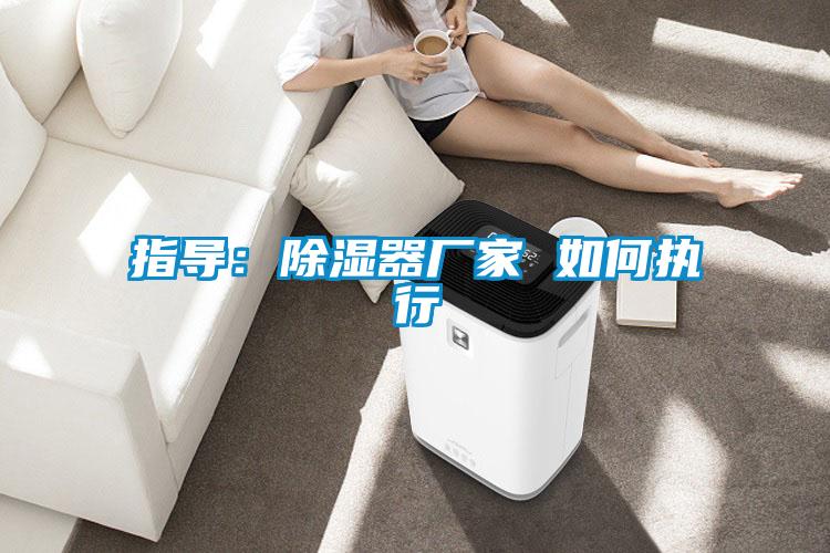 指導(dǎo):除濕器廠家 如何執(zhí)行