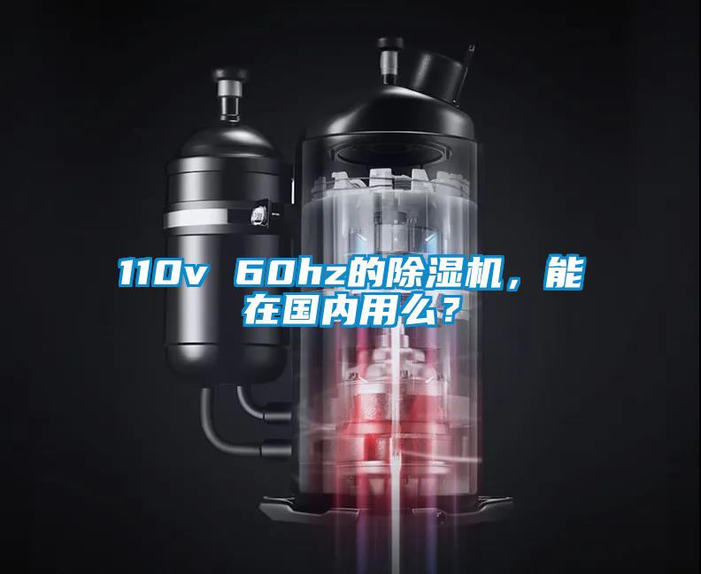 110v 60hz的除濕機,能在國內用么?