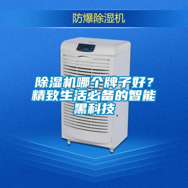 除濕機哪個牌子好?精致生活必備的智能黑科技