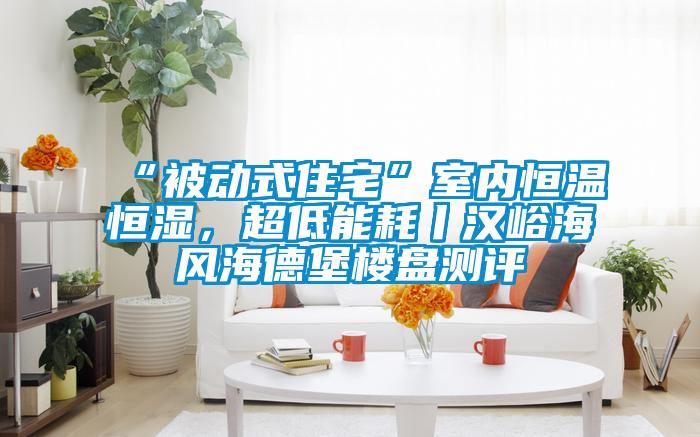 “被動(dòng)式住宅”室內(nèi)恒溫恒濕,超低能耗丨漢峪海風(fēng)海德堡樓盤(pán)測(cè)評(píng)