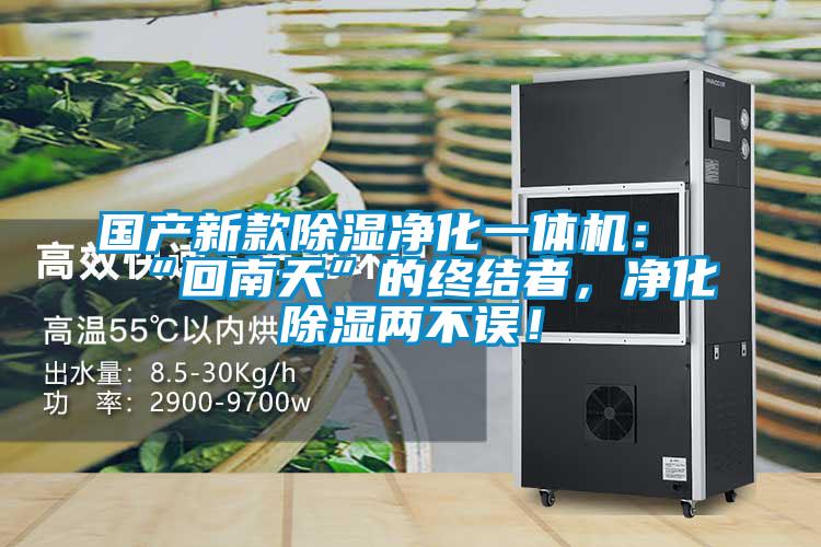 國(guó)產(chǎn)新款除濕凈化一體機(jī)：“回南天”的終結(jié)者，凈化除濕兩不誤！
