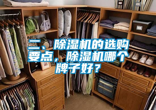 二、除濕機(jī)的選購(gòu)要點(diǎn)，除濕機(jī)哪個(gè)牌子好？
