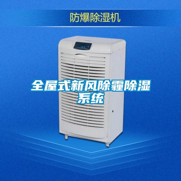 全屋式新風(fēng)除霾除濕系統(tǒng)