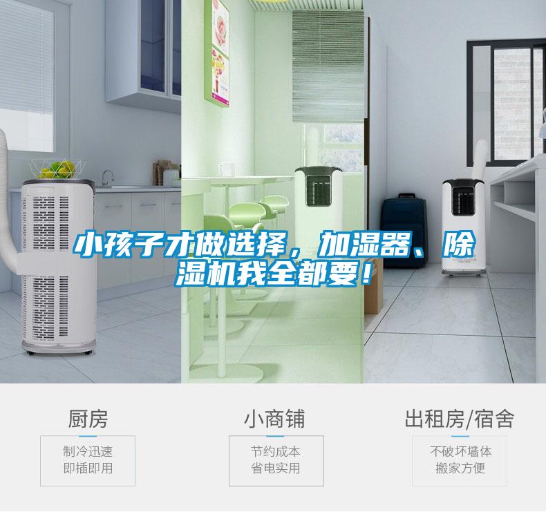 小孩子才做選擇，加濕器、除濕機我全都要！