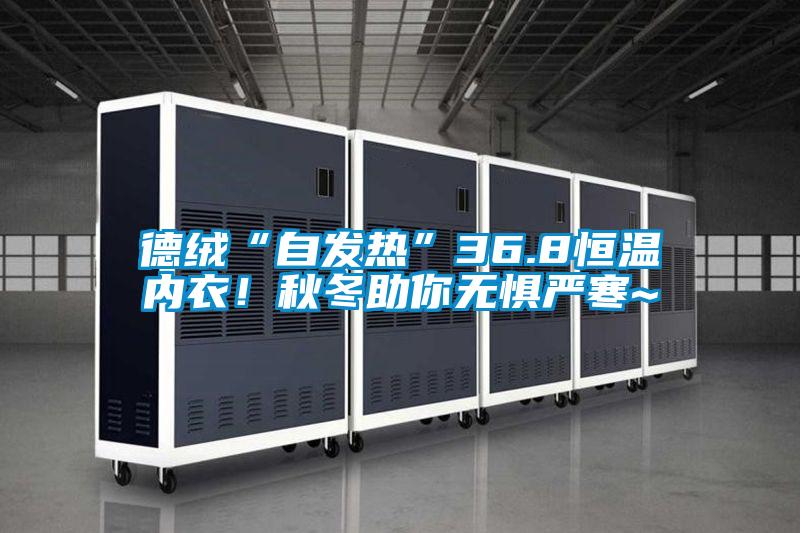 德絨“自發(fā)熱”36.8恒溫內(nèi)衣!秋冬助你無懼嚴(yán)寒~