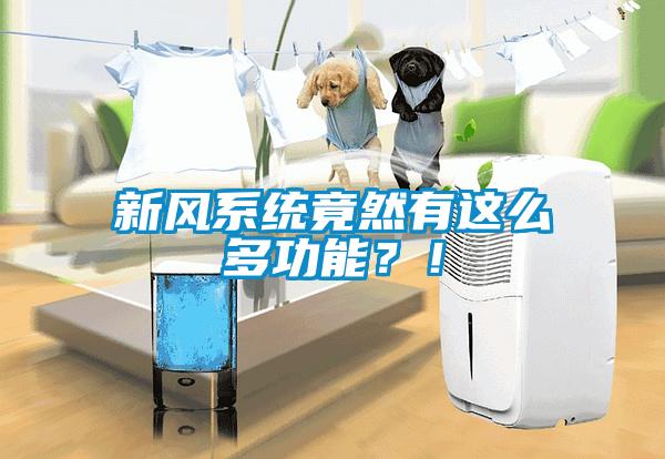 新風系統竟然有這么多功能？！