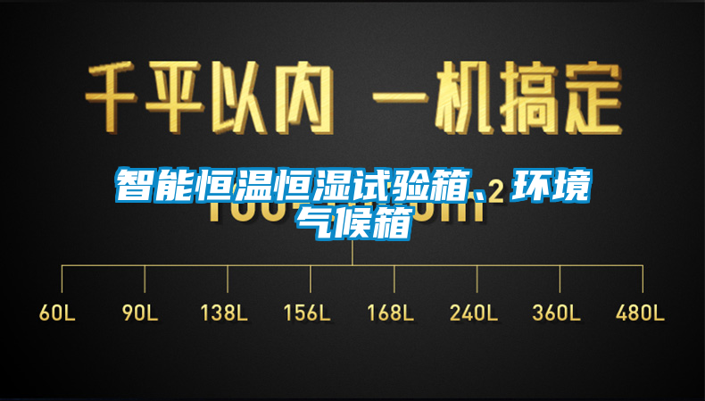 智能恒溫恒濕試驗箱、環境氣候箱