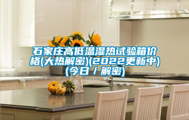 石家莊高低溫濕熱試驗箱價格(大熱解密)(2022更新中)(今日/解密)