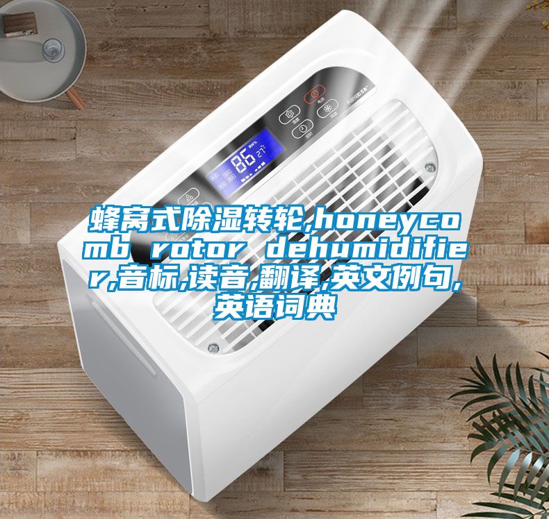 蜂窩式除濕轉(zhuǎn)輪,honeycomb rotor dehumidifier,音標(biāo),讀音,翻譯,英文例句,英語(yǔ)詞典