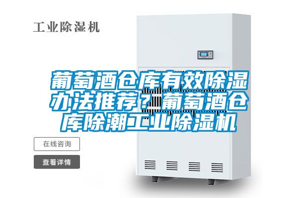 葡萄酒倉庫有效除濕辦法推薦？葡萄酒倉庫除潮工業除濕機