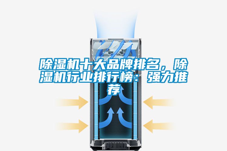 除濕機十大品牌排名，除濕機行業排行榜：強力推薦