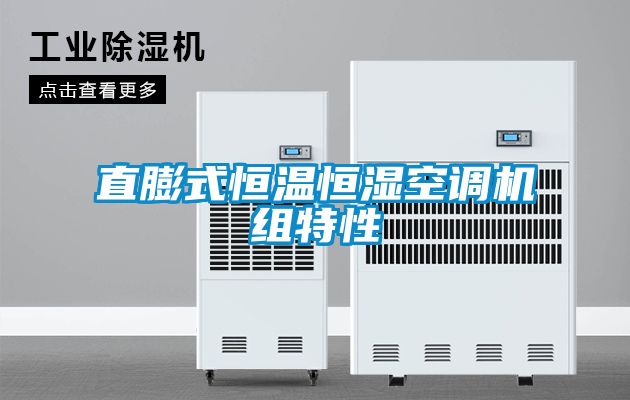 直膨式恒溫恒濕空調(diào)機組特性