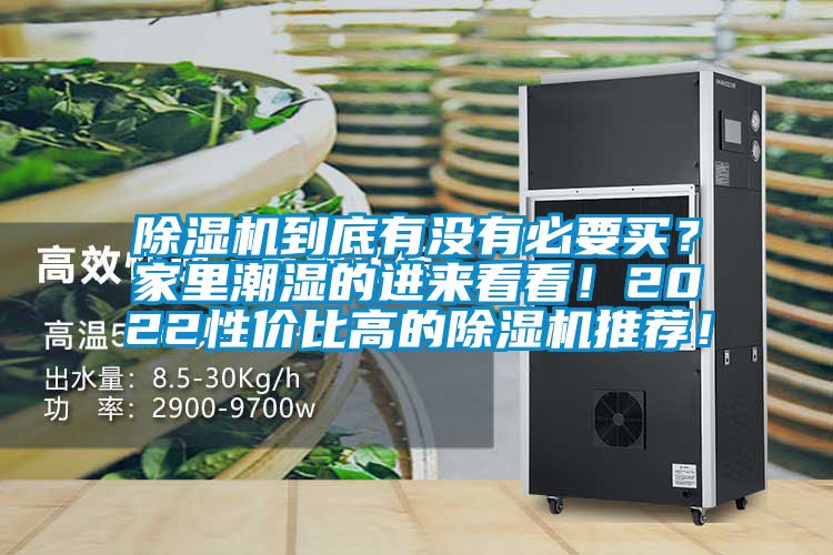 除濕機到底有沒有必要買?家里潮濕的進來看看!2022性價比高的除濕機推薦!