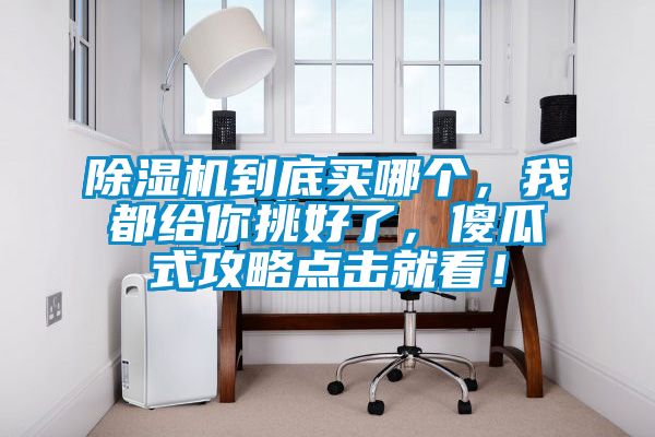 除濕機到底買哪個，我都給你挑好了，傻瓜式攻略點擊就看！
