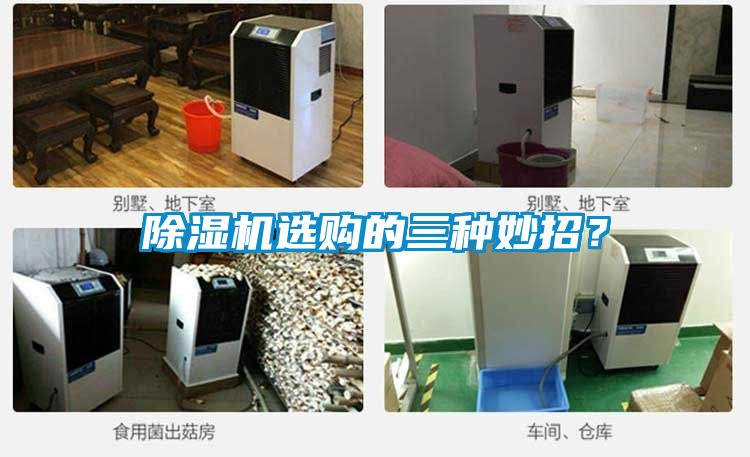 除濕機選購的三種妙招？
